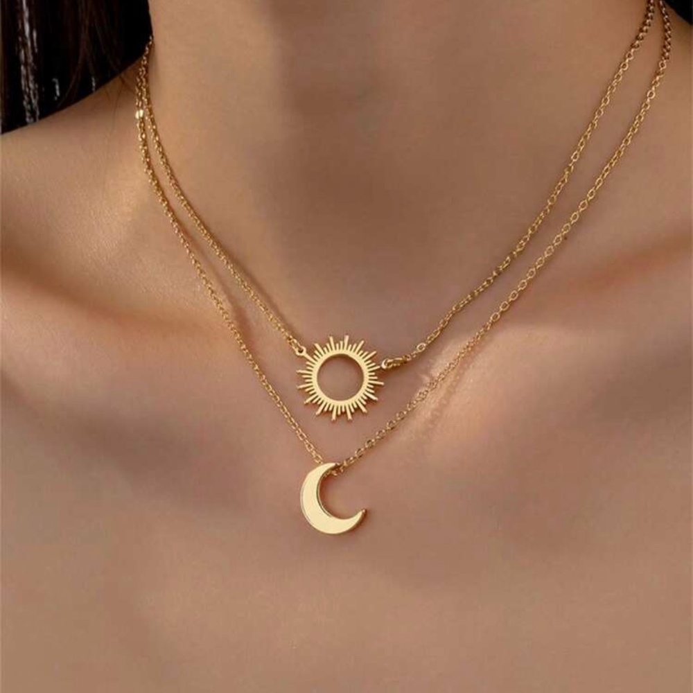 Sun and Moon Necklace